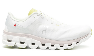 On Running Cloudflow 4 "white/Sand Beige/Lime Green"