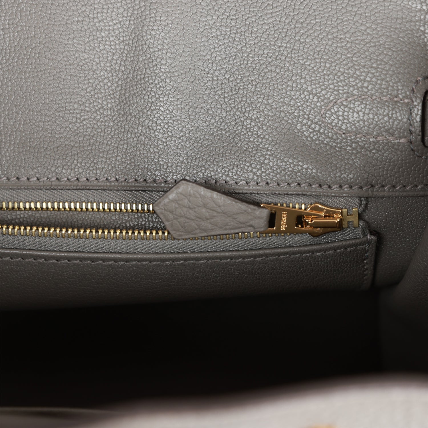 Hermès Birkin 25 Gris Meyer Togo Gold Hardware