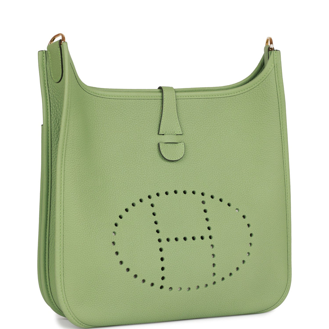 Hermès Evelyne III PM Vert Criquet Clemence Gold Hardware