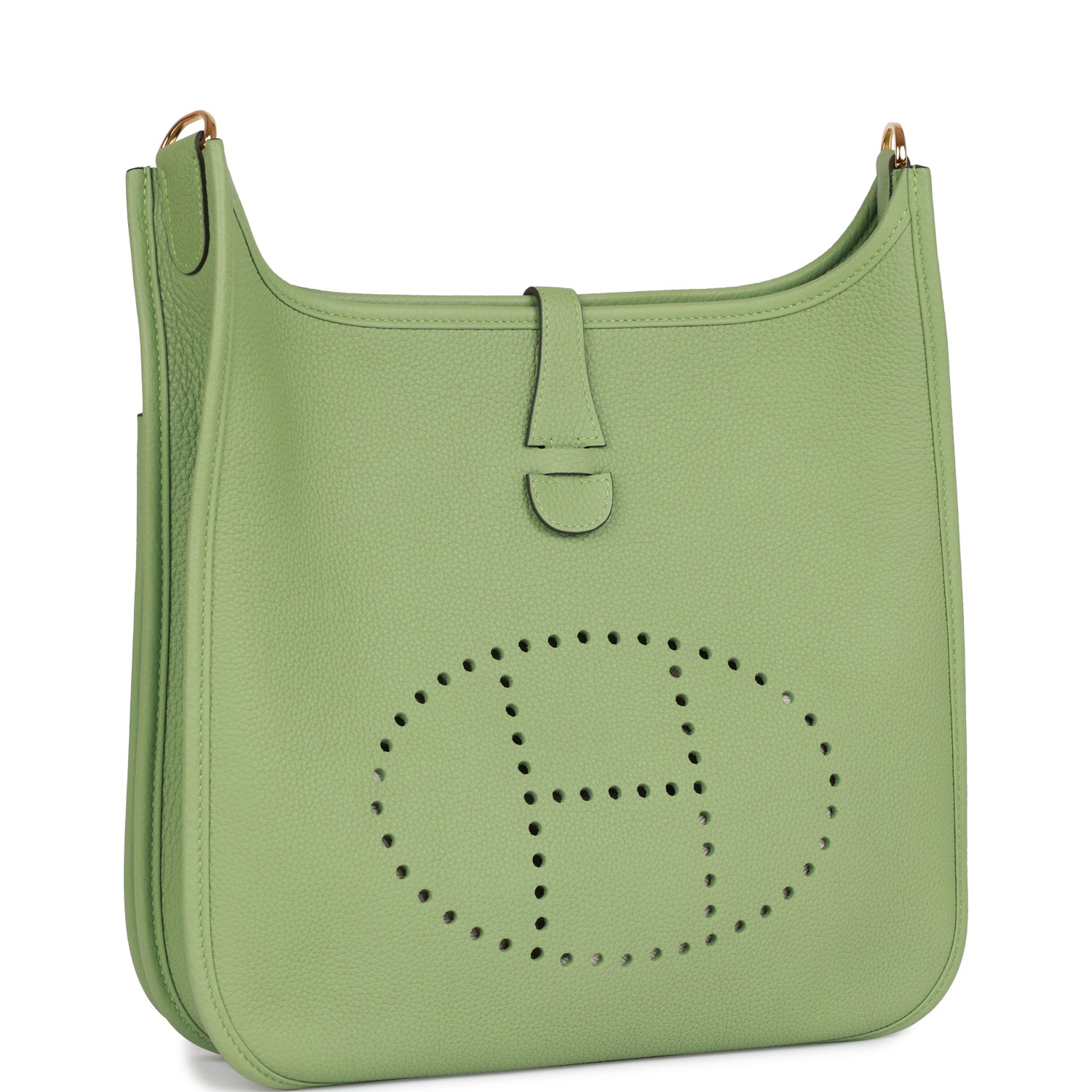 Hermès Evelyne III PM Vert Criquet Clemence Gold Hardware