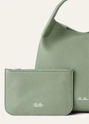Loro Piana Large Bale bag Grained Calfskin