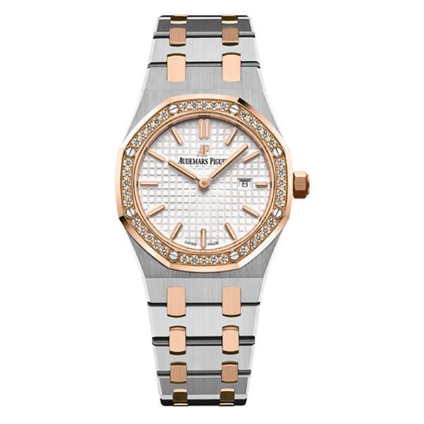 Audemars Piguet Royal Oak 33mm Stainless Steel Rose Gold Watch