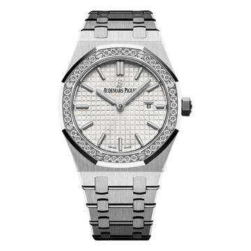 Audemars Piguet Royal Oak Silvery White Dial Stainless Steel Watch