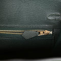 Hermès Birkin 25 Vert Fonce Togo Gold Hardware
