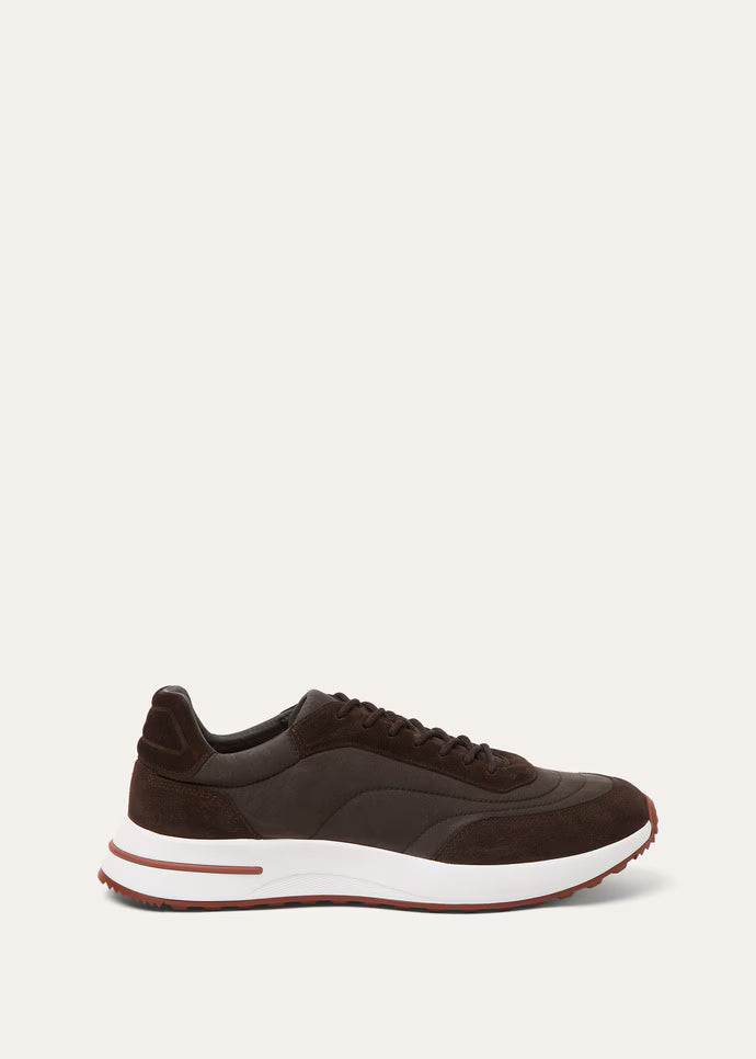 Loro Piana Week End Walk Sneakers Cedar Bronze