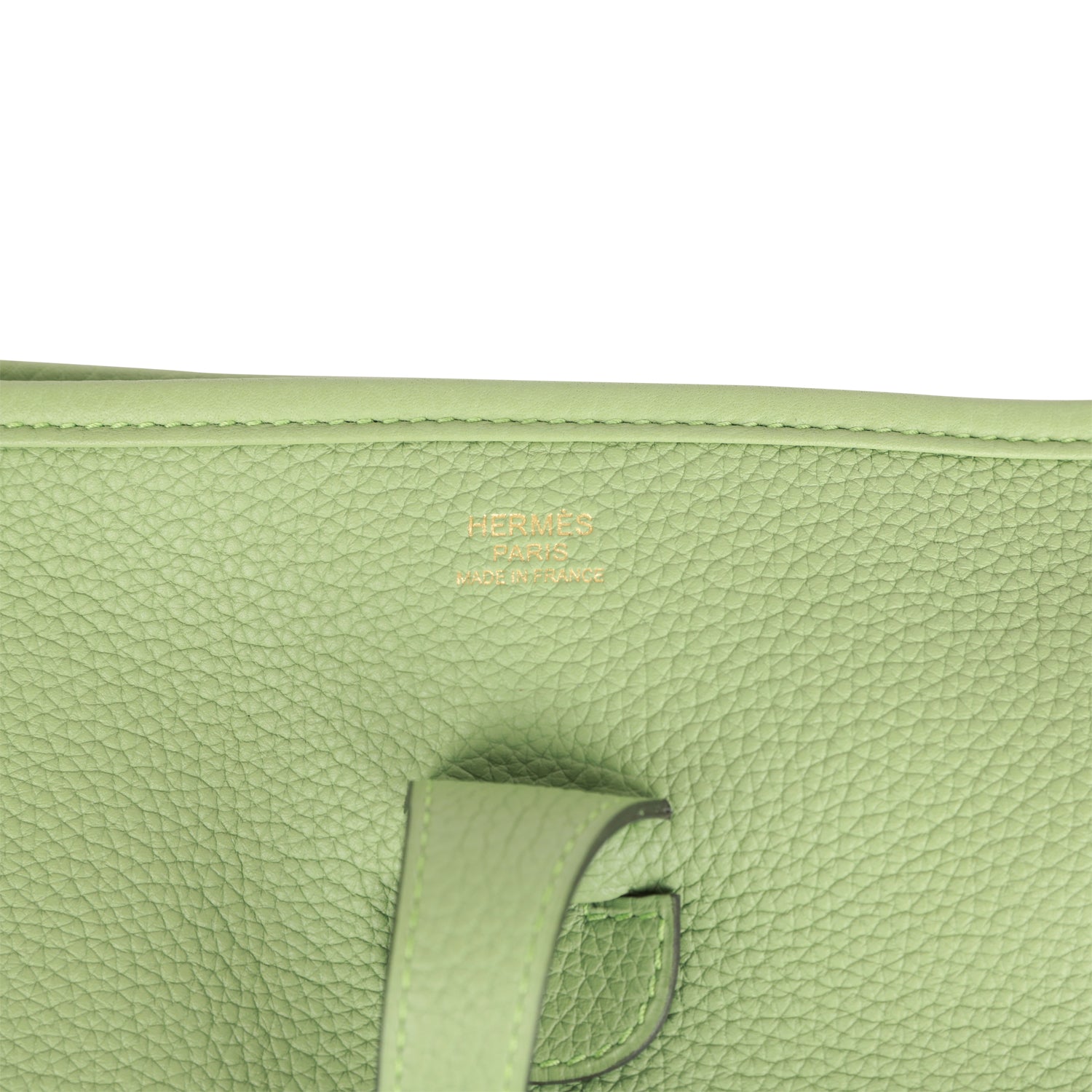 Hermès Evelyne III PM Vert Criquet Clemence Gold Hardware
