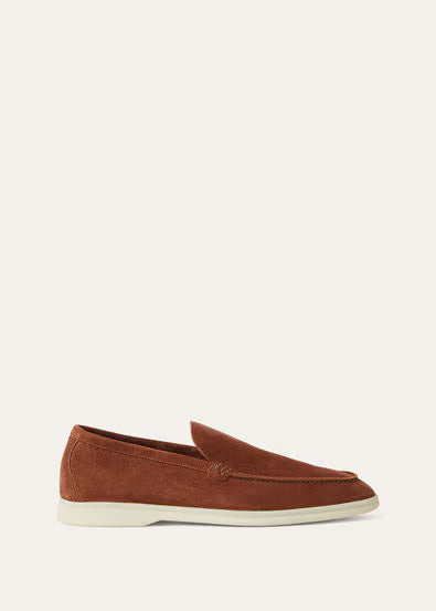 Loro Piana Summer Charms Walk Loafer Brown Whiskey