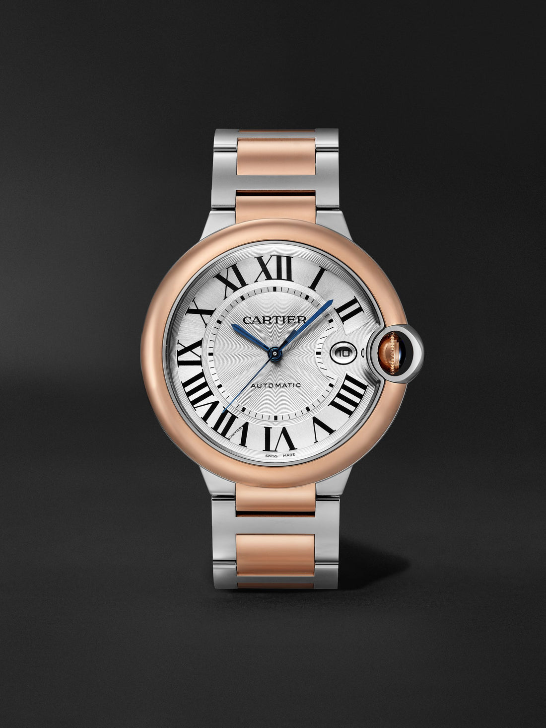 Automatic 42mm 18-Karat Rose Gold and Stainless Steel Watch, Ref. No. W2BB0034