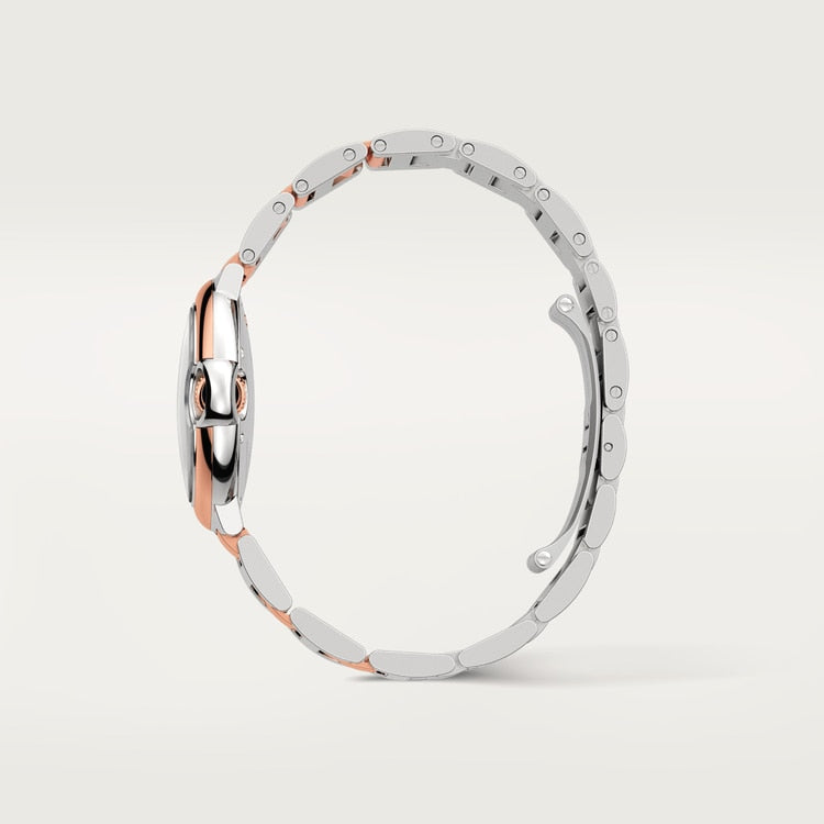 33 mm, movimiento mecánico de carga automática, oro rosa, acero
