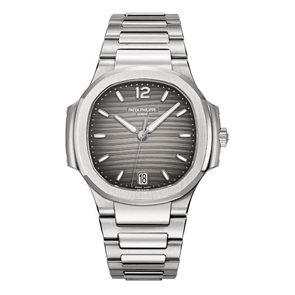 Patek Philippe Nautilus Stainless Steel Watch with Smoke Gray Dial