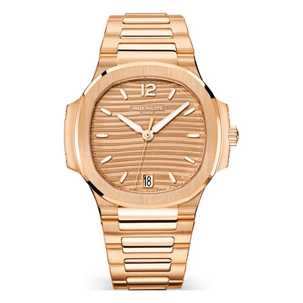 Patek Philippe Nautilus Golden Dial Luxury Watch For Women