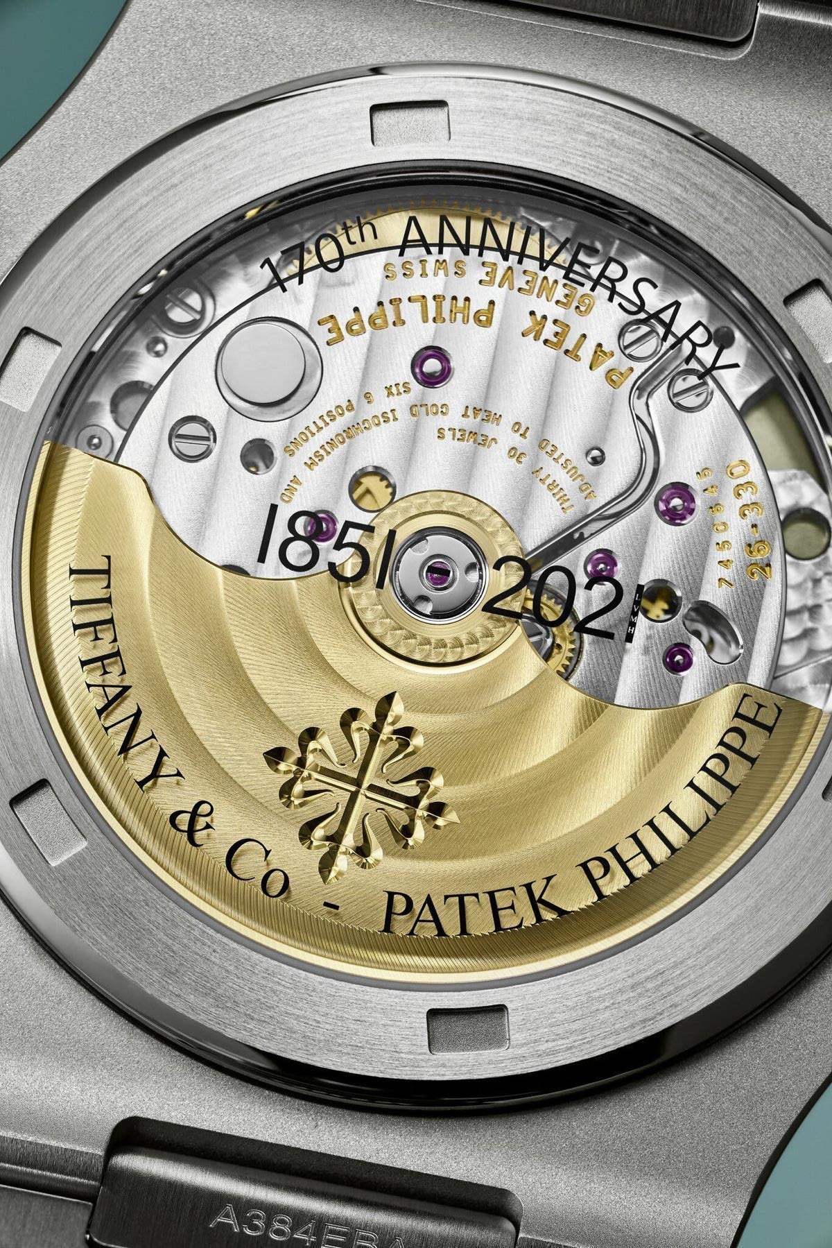 Patek Philippe Nautilus Luxury Watch with Iconic Tiffany Blue Dial