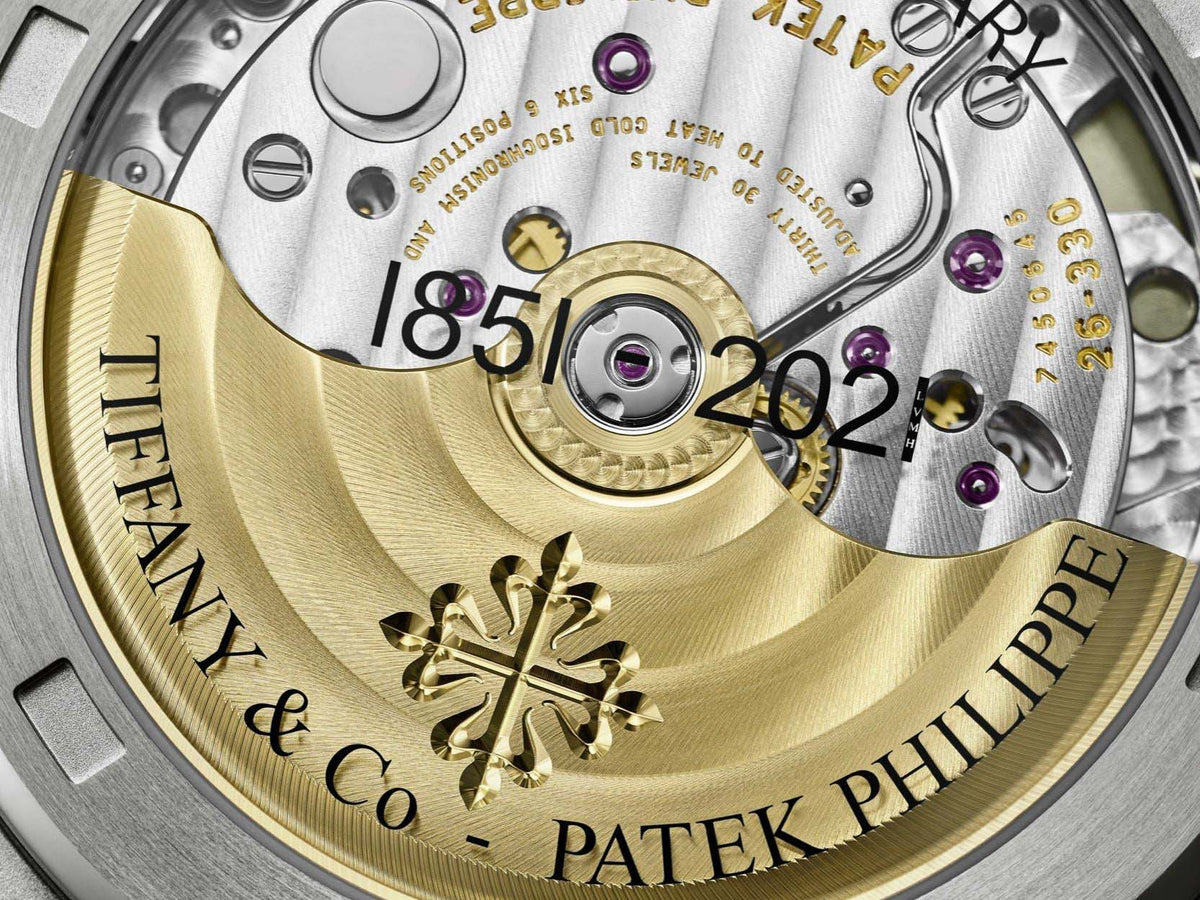 Patek Philippe Nautilus Luxury Watch with Iconic Tiffany Blue Dial