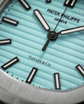 Patek Philippe Nautilus Luxury Watch with Iconic Tiffany Blue Dial