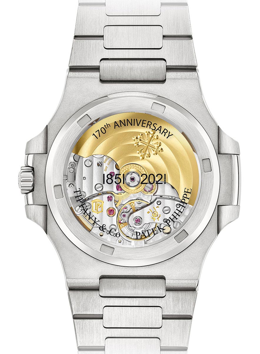 Patek Philippe Nautilus Luxury Watch with Iconic Tiffany Blue Dial