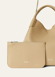 Loro Piana Large Bale bag Grained Calfskin