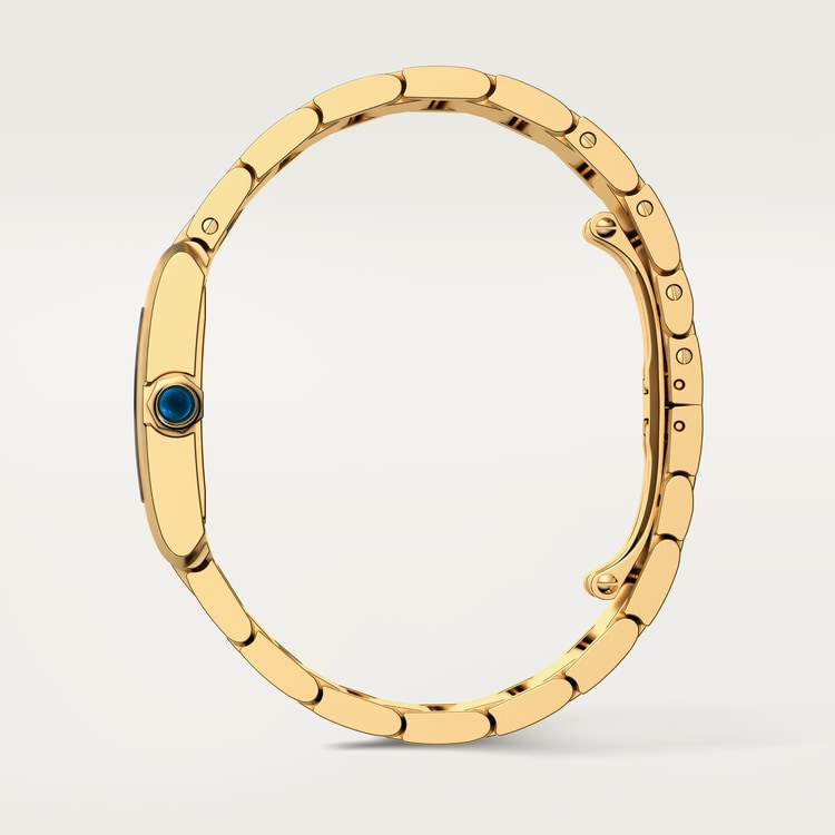 TANK FRANÇAISE WATCH Medium model, quartz movement, yellow gold