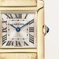 TANK FRANÇAISE WATCH Small model, quartz movement, yellow gold