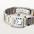 TANK FRANÇAISE WATCH Medium model, quartz movement, steel