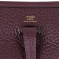 Hermès Evelyne TPM Cassis Clemence Gold Hardware
