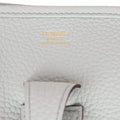 Hermès Evelyne III PM Bleu Pale Clemence Gold Hardware