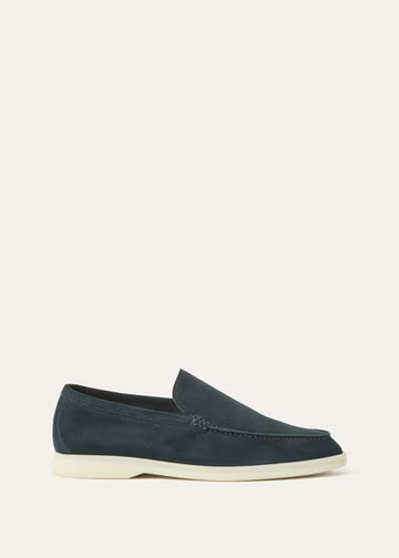 Loro Piana Summer Walk Loafer Petrol Green