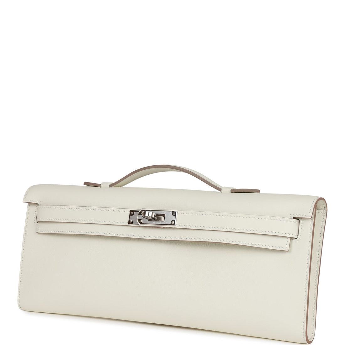 Hermès Kelly Cut Mushroom Swift Palladium Hardware