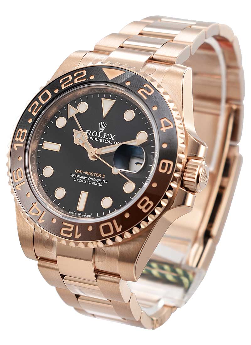 Rolex GMT-Master II Rose Gold 126715CHNR – 40mm Replica