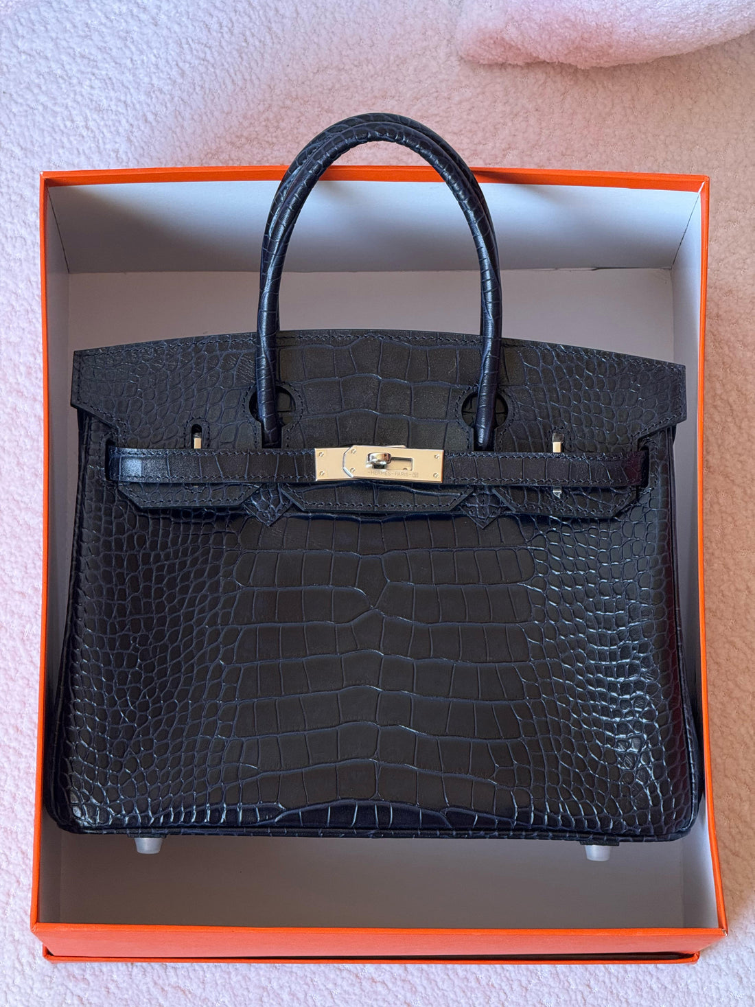 Hermes Birkin croc