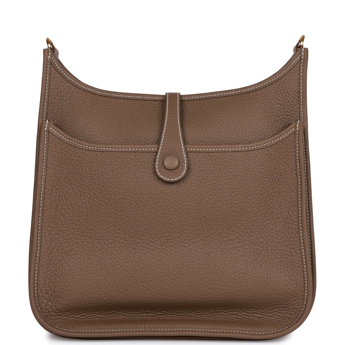 Hermès Evelyne III PM Etoupe Clemence Gold Hardware