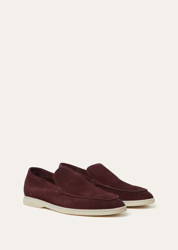 Loro Piana Summer Charms Walk Loafer Dark Roast