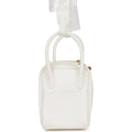 Hermès Mini Lindy White Swift Gold Hardware