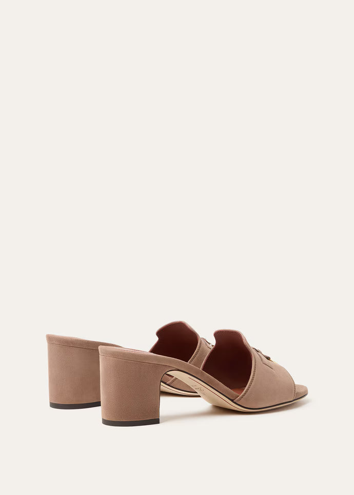 Loro Piana Summer Charms Sandal Fossil