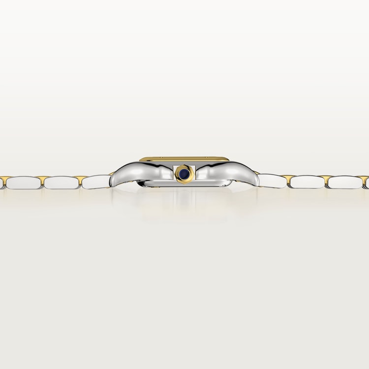 PANTHÈRE DE CARTIER WATCH Small model, quartz movement, yellow gold, steel