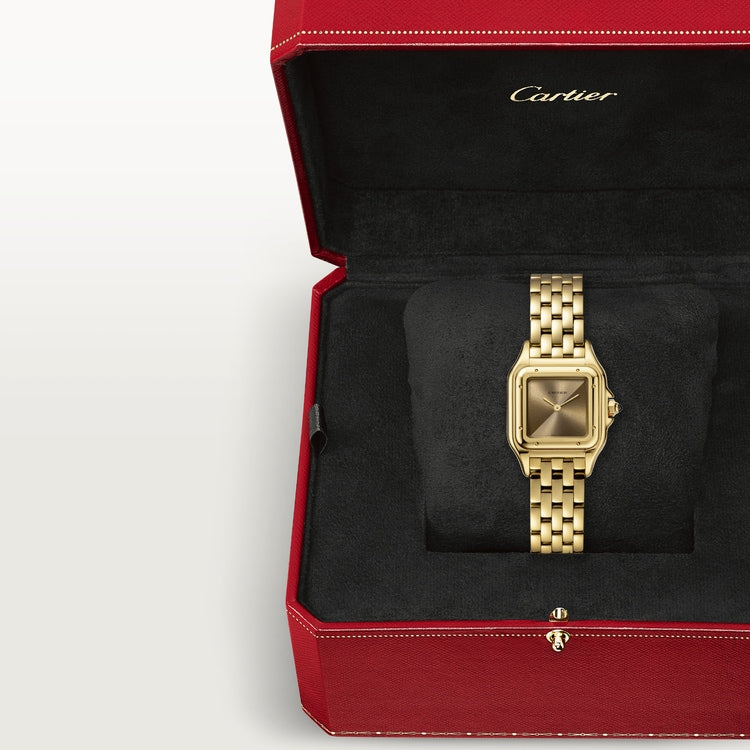 PANTHÈRE DE CARTIER WATCH Small model, quartz movement, yellow gold