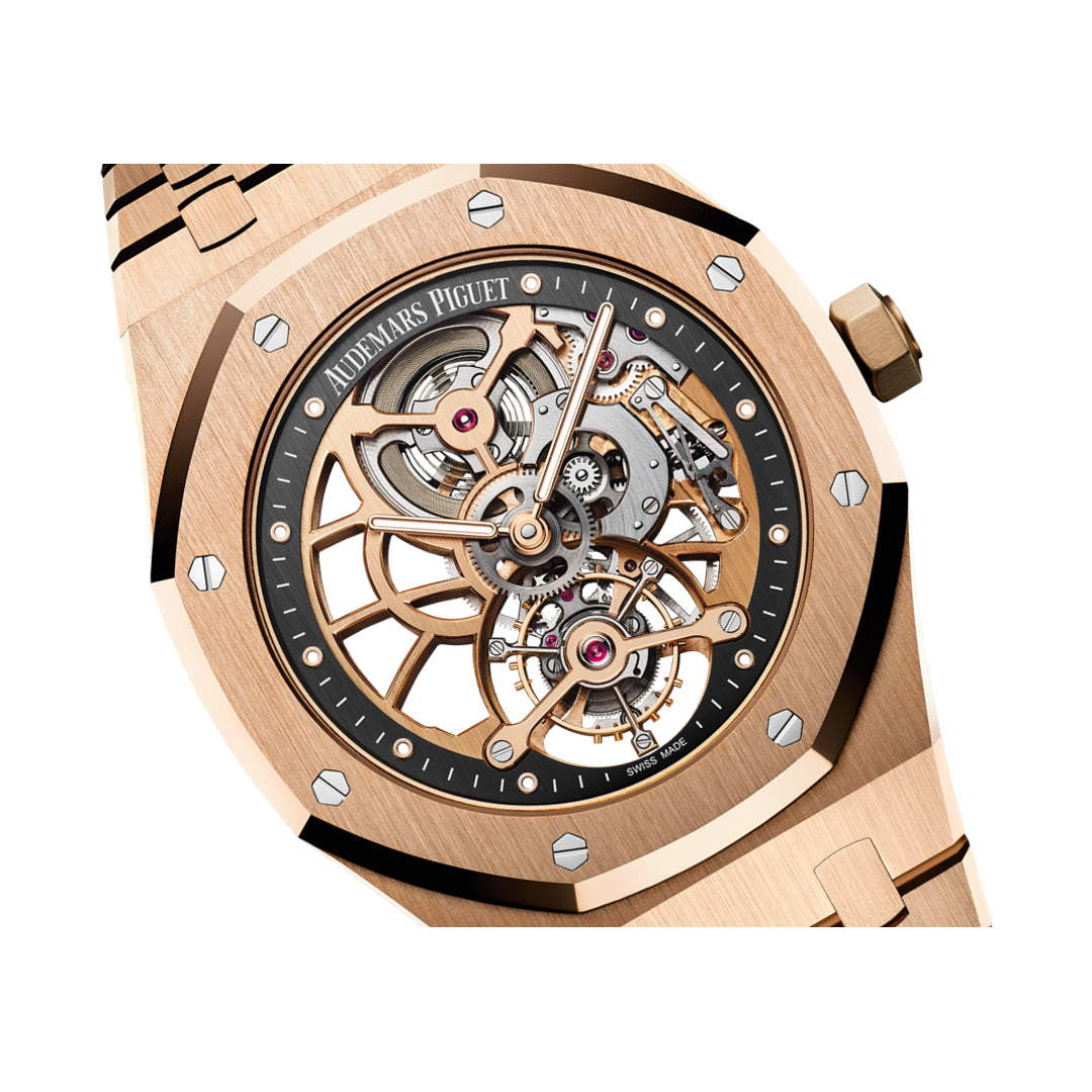 Audemars Piguet Royal Oak Tourbillon Extra-Thin Openworked Rose Gold Watch
