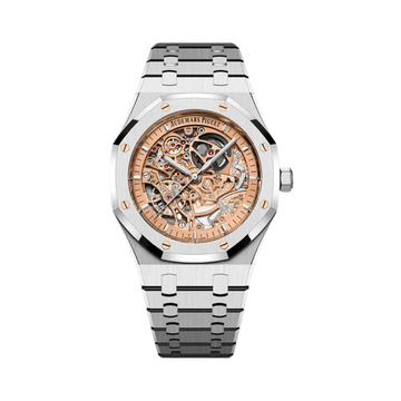 Audemars Piguet Royal Oak Wheel Openworked Skeleton Dial Luxury Watch