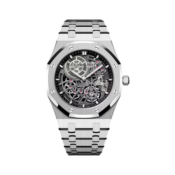 Audemars Piguet Royal Oak Jumbo Extra-Thin Openworked White Gold Watch