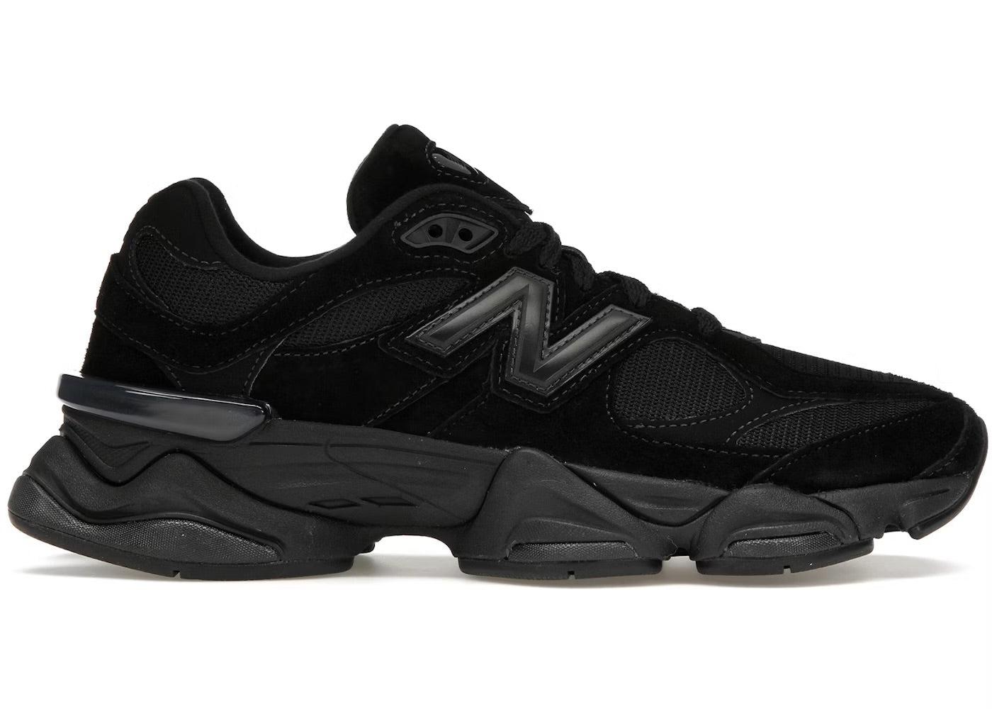 New Balance 9060 Triple Black Leather