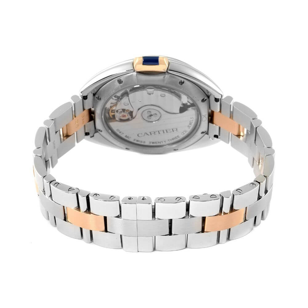 Cartier Clé de Cartier Silver Dial Stainless Steel Luxury Watch