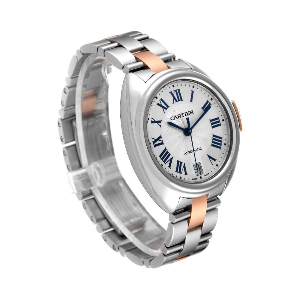 Cartier Clé de Cartier Silver Dial Stainless Steel Luxury Watch