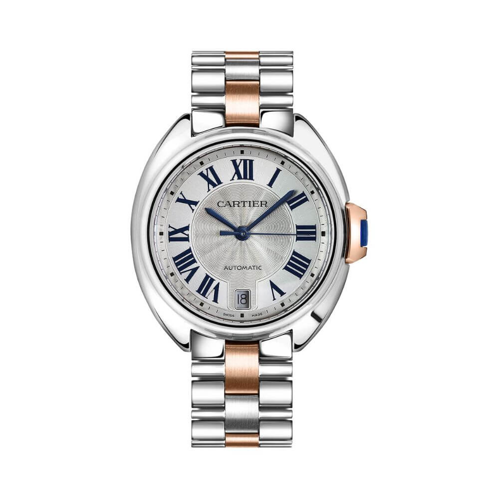 Cartier Clé de Cartier Silver Dial Stainless Steel Luxury Watch