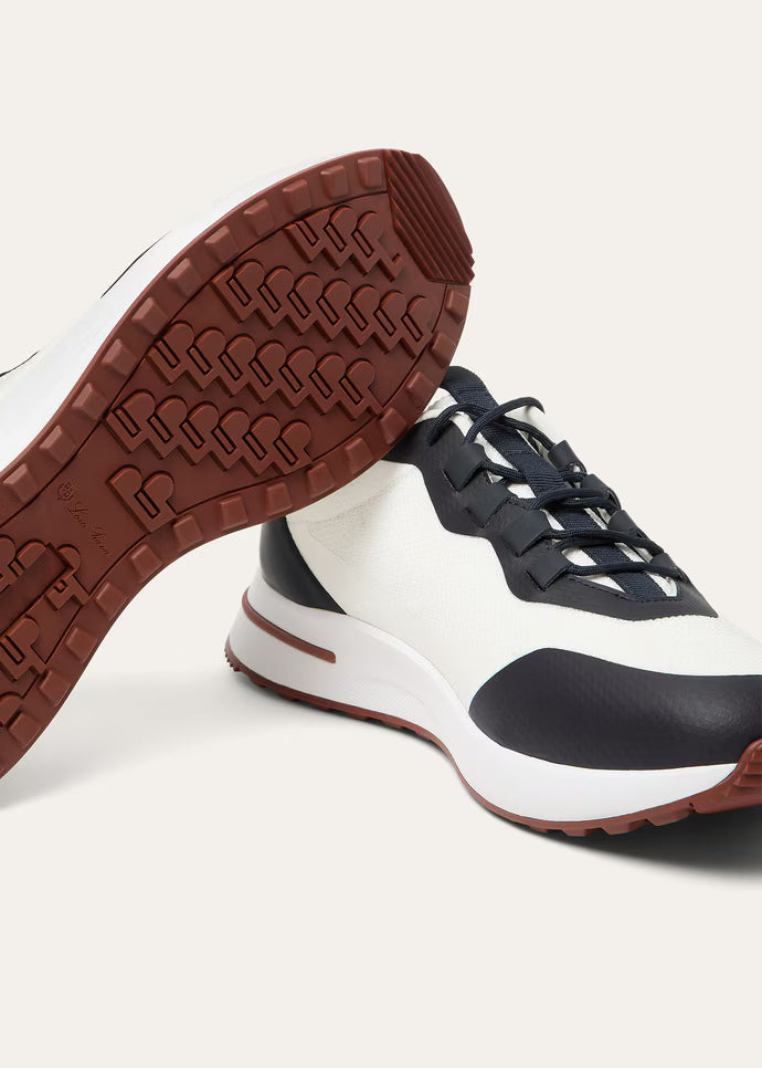 Loro Piana Week End Walk Sneakers White Sea