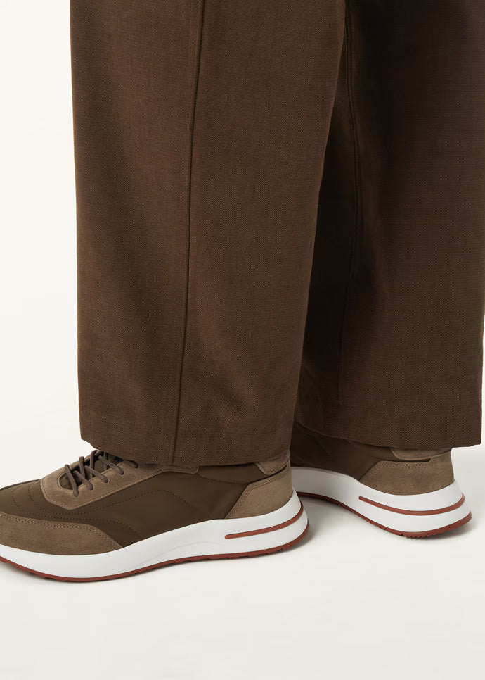 Loro Piana Week End Walk Sneakers Sequoia
