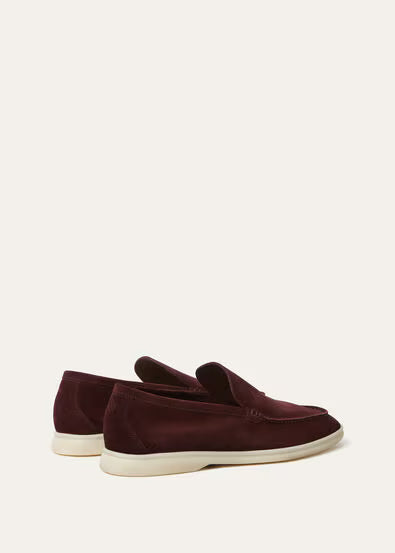 Loro Piana Summer Charms Walk Loafer Dark Roast