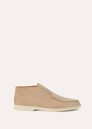 Loro Piana Open Walk Ankle Boot Sandstone