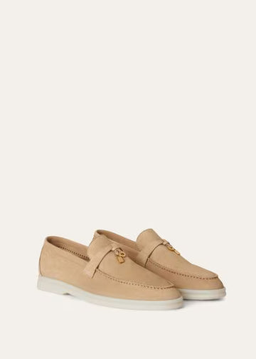 Loro Piana Summer Charms Walk Loafer Sandstone