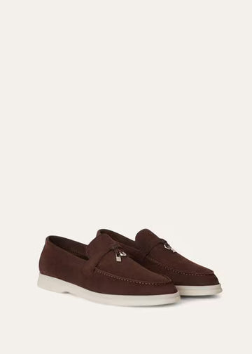 Loro Piana Summer Charms Walk Loafer Chocolate