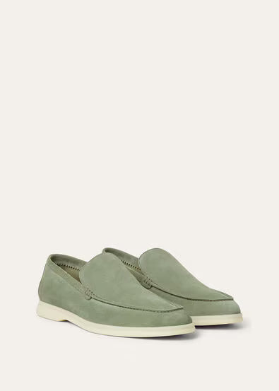 Loro Piana Summer Walk Loafer Pine Cloud
