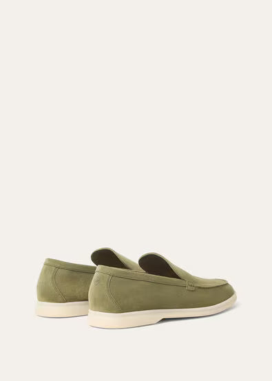 Loro Piana Summer Charms Walk Loafer Verde-Acqua